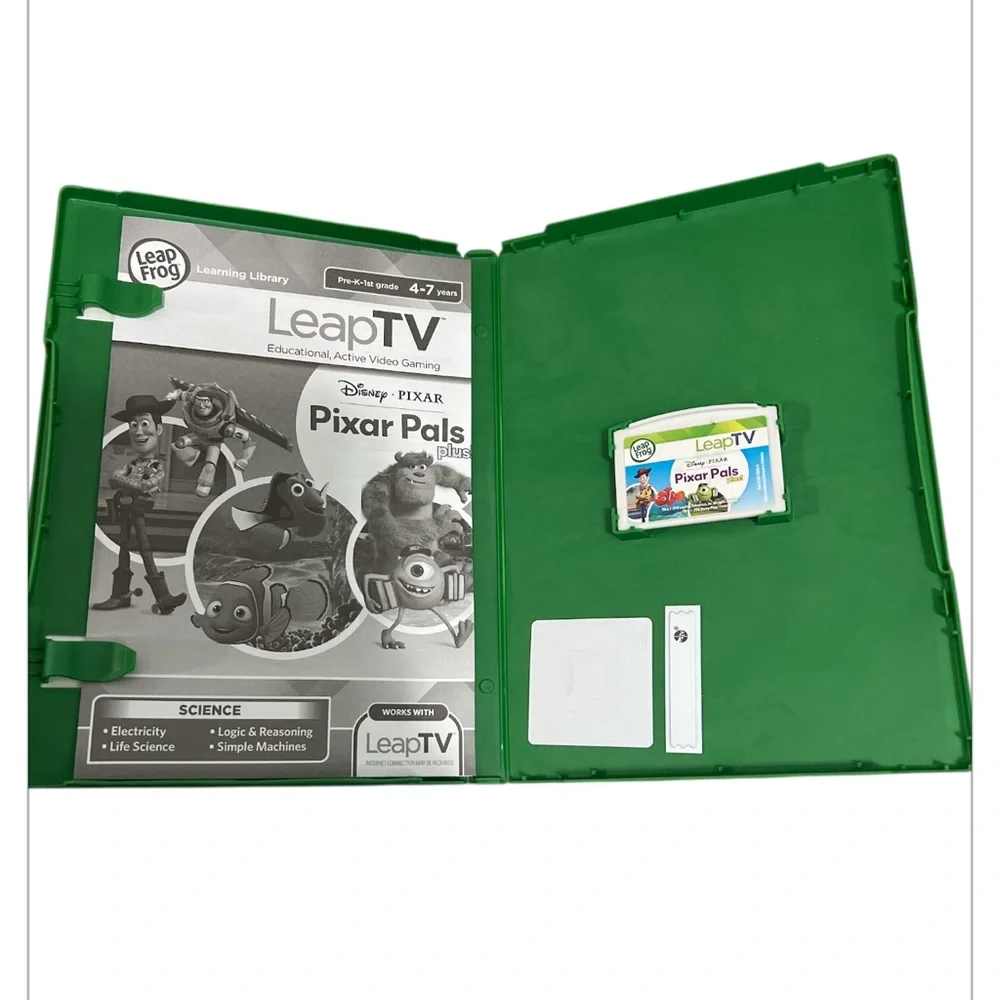 LeapFrog LeapTV Disney Pixar‎ Pals Plus Game 2014 Woody Nemo Sulley Tested